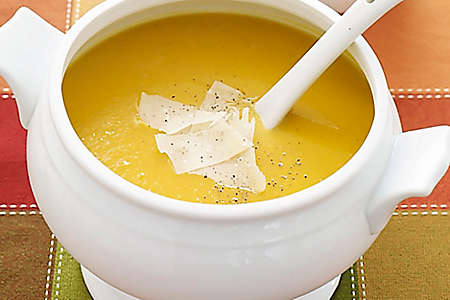 Spicy-Sweet Gingered Butternut Squash Bisque