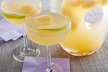 Pear and Elderflower Champagne Punch