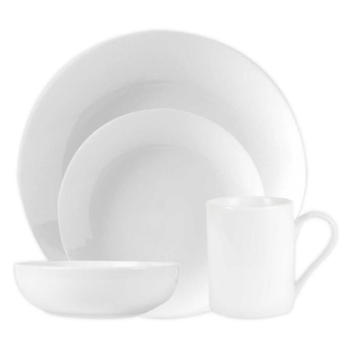 Everyday White® by Fitz and Floyd® Coupe Dinnerware Collection Bed