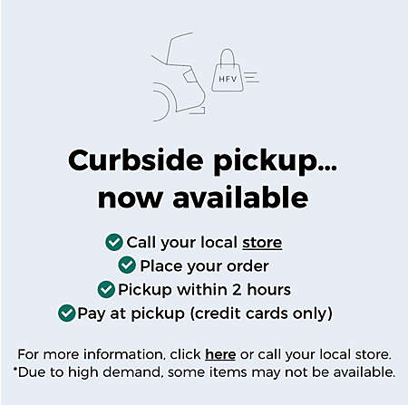 curbside pickup now available
