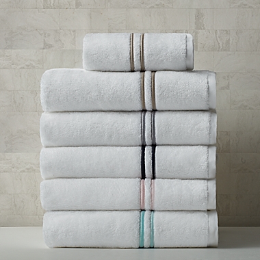 Wamsutta&reg; Egyptian Cotton Hand Towel in Illusion Blue. View a larger version of this product image.