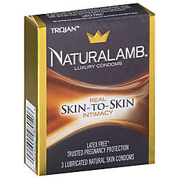 Trojan® NaturaLamb® 3-Count Lubricated Latex-Free Luxury Condoms