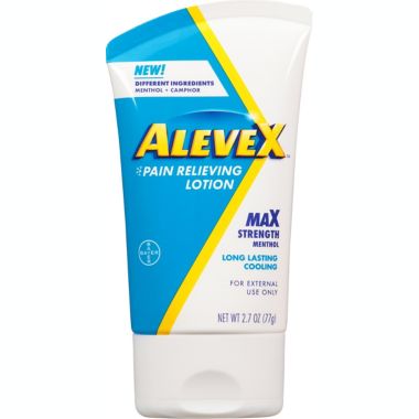 AleveX&trade; 2.7 oz. Pain Relieving Lotion in Max Strength Menthol. View a larger version of this product image.