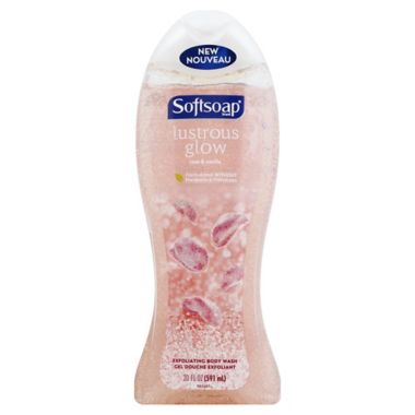 Softsoap&reg; 20 oz. Lustrous Glow Body Wash with Rose &amp; Vanilla. View a larger version of this product image.