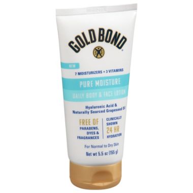 Gold Bond&reg; 5.5 oz. Pure Moisture Daily Body and Face Lotion. View a larger version of this product image.