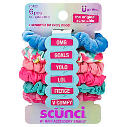 Scunci® Kids 6-Pack Mood Scrunchies
