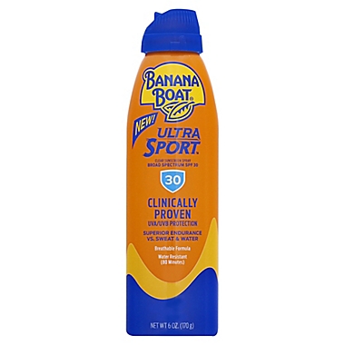 Banana Boat&reg; 6 oz. Sport Ultra Clear Sunscreen Spray SPF 30. View a larger version of this product image.