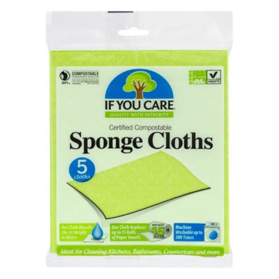 If You Care&reg; 5-Count Compostable Sponge Cloths