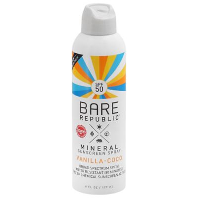 Bare Republic&reg; 6 fl. oz. Vanilla-Coco Mineral Sunscreen Spray SPF 50