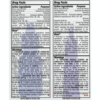 TRP The Relief Products&trade; .33 fl. oz. Allergy Eyes Day &amp; Night Homeopathic Relief Pack. View a larger version of this product image.