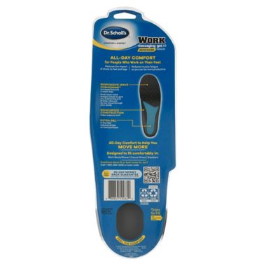 Dr Scholl's&reg; Massaging Gel&reg; Men's Advanced Insoles. View a larger version of this product image.
