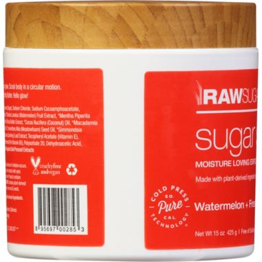 RAW SUGAR&reg; 15 oz. Sugar Scrub in Watermelon + Fresh Mint. View a larger version of this product image.