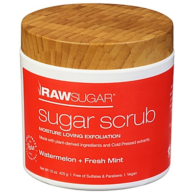 RAW SUGAR&reg; 15 oz. Sugar Scrub in Watermelon + Fresh Mint. View a larger version of this product image.