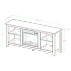 Alternate image 2 for Forest Gate&trade; Huntley 58-Inch Fireplace TV Stand in White