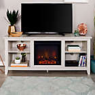 Alternate image 6 for Forest Gate&trade; Huntley 58-Inch Fireplace TV Stand in White