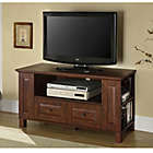 Alternate image 1 for Forest Gate 44" Will Traditional Wood TV Stand Console in Brown