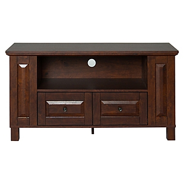 Forest Gate 44" Will Traditional Wood TV Stand Console in Brown. View a larger version of this product image.