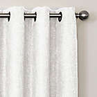 Alternate image 1 for Design Solutions Quinn 84-Inch Grommet 100% Blackout Curtain Panel in White (Single)