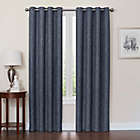 Alternate image 0 for Design Solutions Quinn 108-Inch Grommet 100% Blackout Window Curtain Panel in Navy (Single)