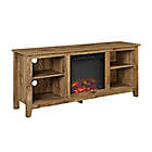 Alternate image 1 for Forest Gate&trade; Huntley 58-Inch Fireplace TV Stand in Barnwood