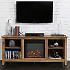 Alternate image 5 for Forest Gate&trade; Huntley 58-Inch Fireplace TV Stand in Barnwood
