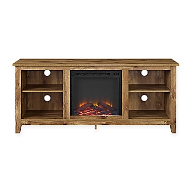 Forest Gate&trade; Huntley 58-Inch Fireplace TV Stand in Barnwood. View a larger version of this product image.