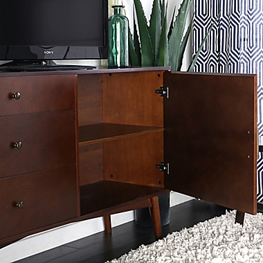Forest Gate&trade; Diana 52-Inch Mid-Century TV Console in Walnut. View a larger version of this product image.