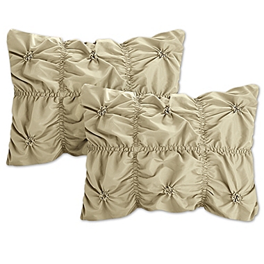 Chic Home Hilton 6-Piece Queen Comforter Set in Taupe. View a larger version of this product image.