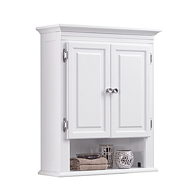 Wakefield No Tools Wall Cabinet in White. View a larger version of this product image.