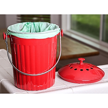 Natural Home Products Moboo&reg; Compost Bin in Cherry. View a larger version of this product image.
