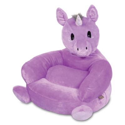 Trend Lab&reg; Plush Unicorn Chair in Purple