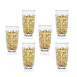 Lorren Home Trends Enigma Highball Glasses (Set of 6)