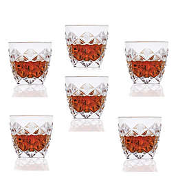 Lorren Home Trends Enigma Old Fashioned Glasses (Set of 6)