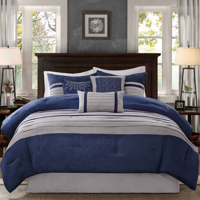 Madison Park® Palmer 7-Piece Comforter Set | Bed Bath & Beyond