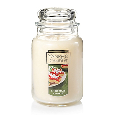 Yankee Candle&reg; Housewarmer&reg; Christmas Cookie&trade; 22 oz. Large Classic Jar Candle. View a larger version of this product image.