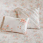 Alternate image 2 for Madison Park Serendipity 6-Piece Cotton Percale Full/Queen Quilted Coverlet Set in Coral