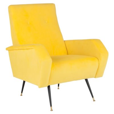 Safavieh Aida Accent Chair in Yellow