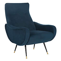 Safavieh Elicia Accent Chair in Navy