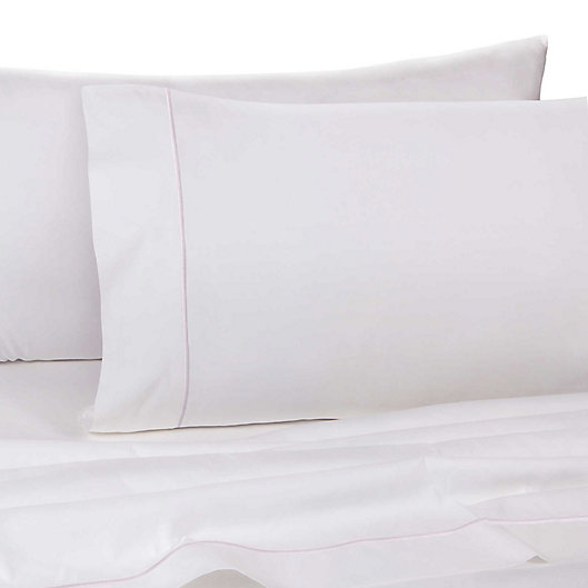Alternate image 1 for Wamsutta® Dream Zone® Pima  725-Thread-Count Twin XL Fitted Sheet in White