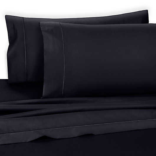 Alternate image 1 for Wamsutta® Dream Zone® 725-Thread-Count Standard Pillowcases in Navy (Set of 2)