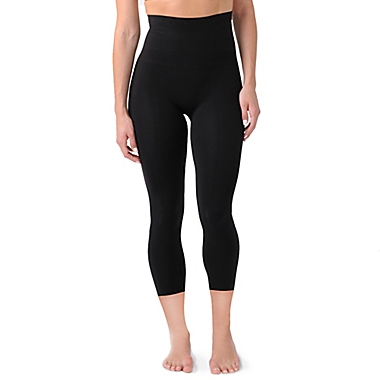 Belly Bandit Mother Tucker&reg; Small Capri Legging in Black. View a larger version of this product image.