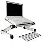 Alternate image 1 for WorkEZ Light Cooling Tablet & Laptop Stand in Silver