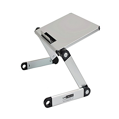WorkEZ Light Cooling Tablet & Laptop Stand in Silver. View a larger version of this product image.