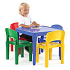 Alternate image 1 for Humble Crew Snap-Together 5-Piece Table and Chairs Set