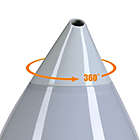 Alternate image 4 for Crane Ultrasonic Cool-Mist Drop Shape Humidifier in Grey