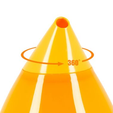 Crane Ultrasonic Cool-Mist Drop Shape Humidifier in Orange. View a larger version of this product image.