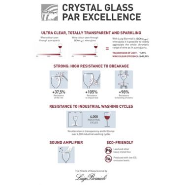 Luigi Bormioli Crescendo SON.hyx&reg; Bordeaux Wine Glasses (Set of 4). View a larger version of this product image.