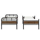 Alternate image 3 for Forest Gate Rustic Industrial Twin-Over-Twin Bunk Bed