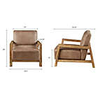 Alternate image 2 for INK+IVY&reg; Easton Lounge Chair in Brown