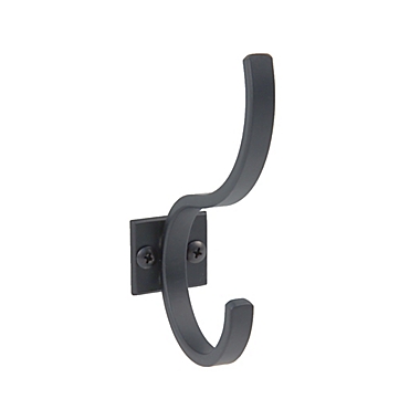 Spectrum&trade; Richmond Wall Mount Hat and Coat Hook in Grey. View a larger version of this product image.